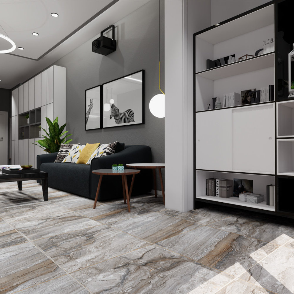 Gạch Ấn Độ 600x600 DYNAMO AZUL M66002