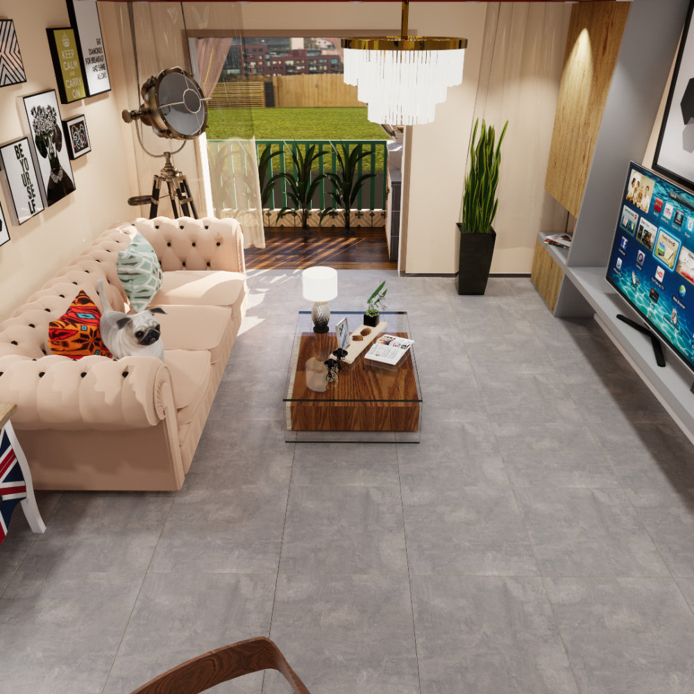 Gạch Ấn Độ 600x600 MICHIGAN GRIS LT M66005