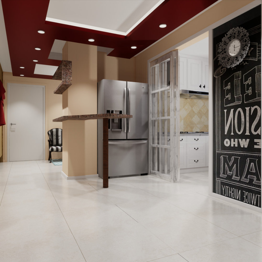 Gạch Ấn Độ 600x600 EMBER BIANCO CR66002