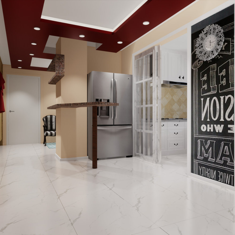 Gạch Ấn Độ 600x600 NUBE STATUARIO CR66005