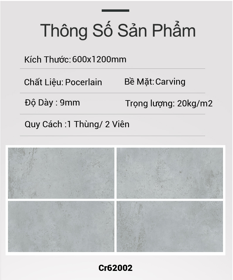 Gạch Ấn Độ 600x1200 Cr62002