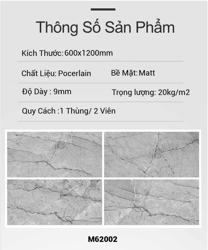 Gạch Ấn Độ 600x1200 M62002