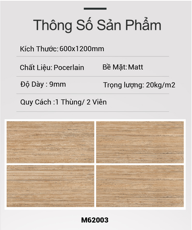 Gạch Ấn Độ 600x1200 M62003