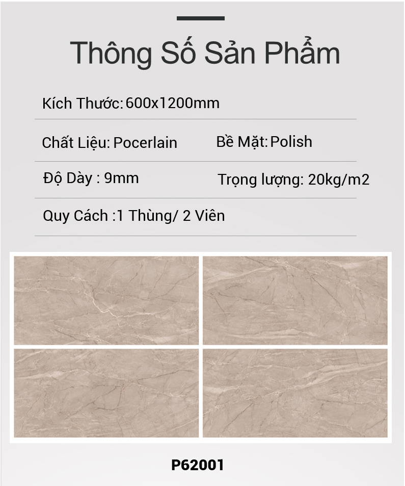 Gạch Ấn Độ 600x1200 P62002