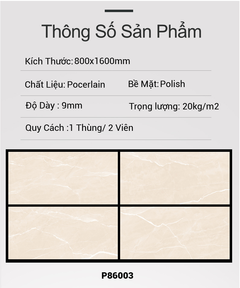 Gạch Ấn Độ 800x1600 P86003