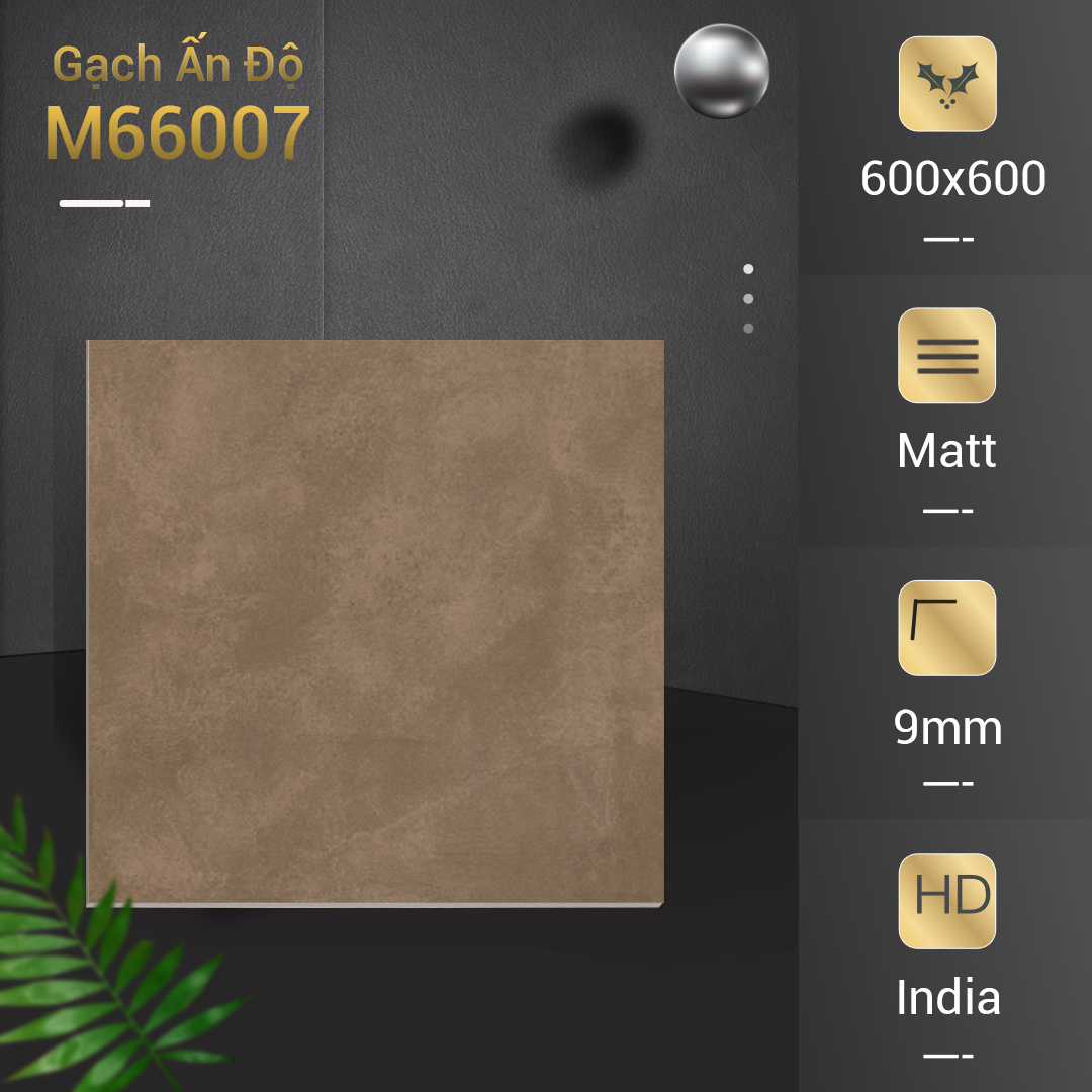Gạch Ấn Độ 600x600 DUNE MOCHA M66007