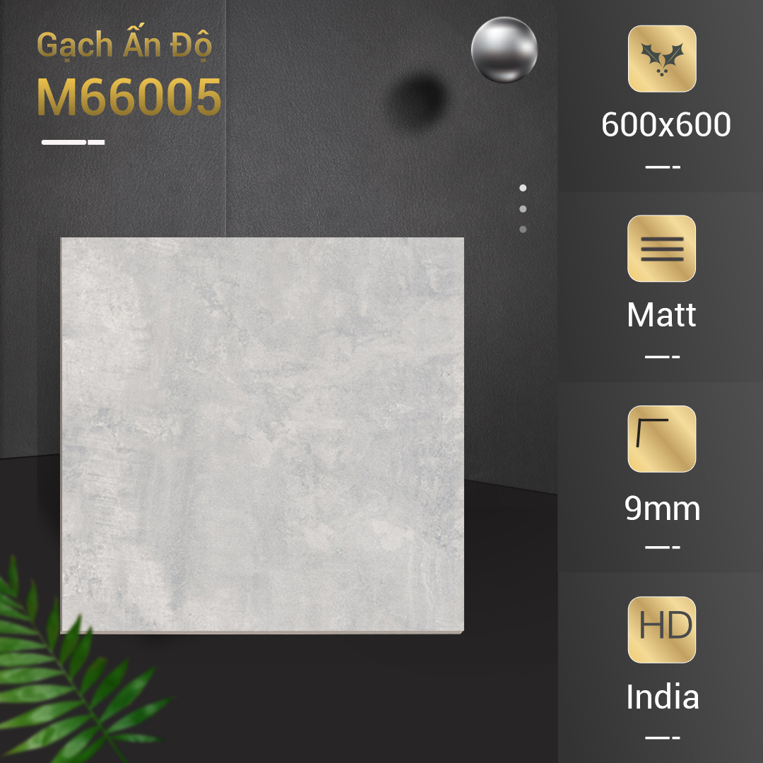 Gạch Ấn Độ 600x600 MICHIGAN GRIS LT M66005