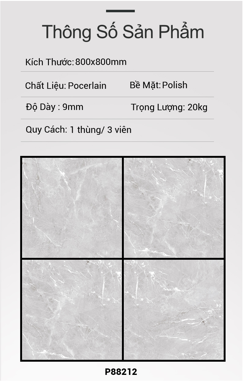 Gạch Ấn Độ 80x80 P88212