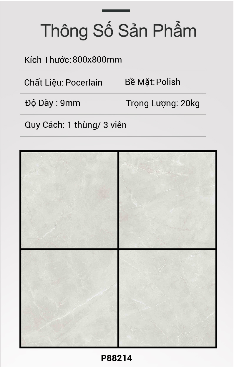 Gạch Ấn Độ 80x80 P88214