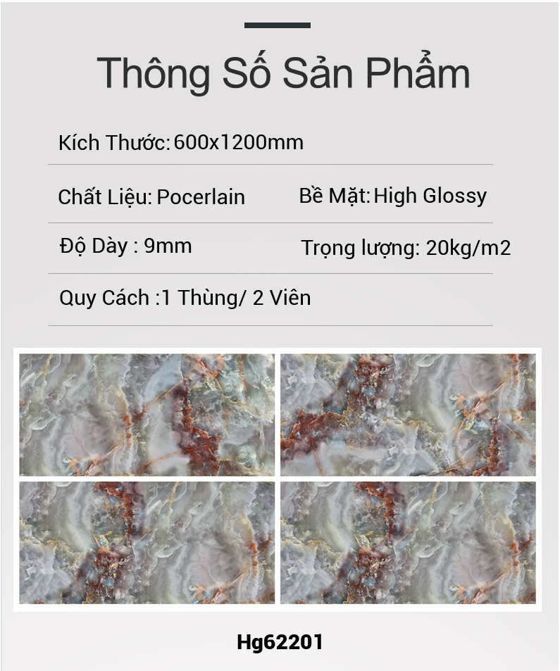 Gạch Ấn Độ 60x120 Hg62201