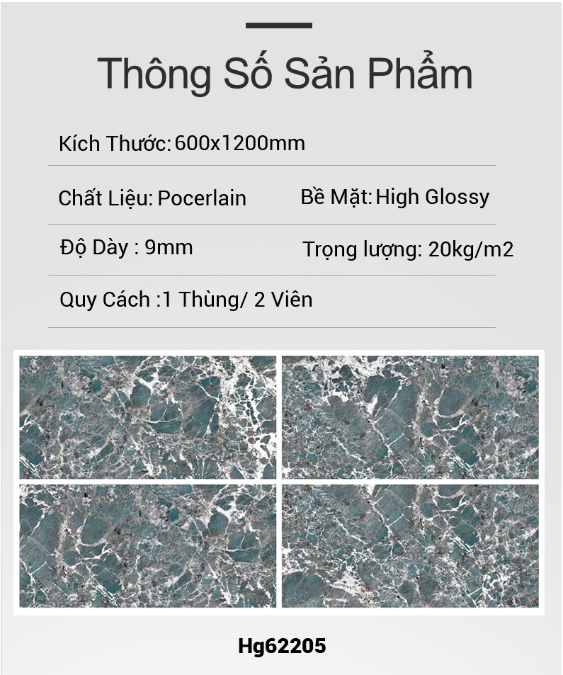 Gạch Ấn Độ 60x120 Hg62205
