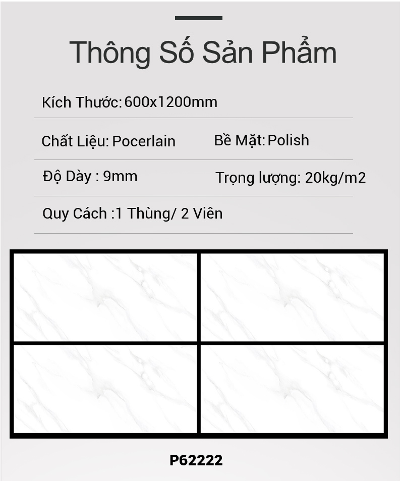 Gạch Ấn Độ 60x120 P62222