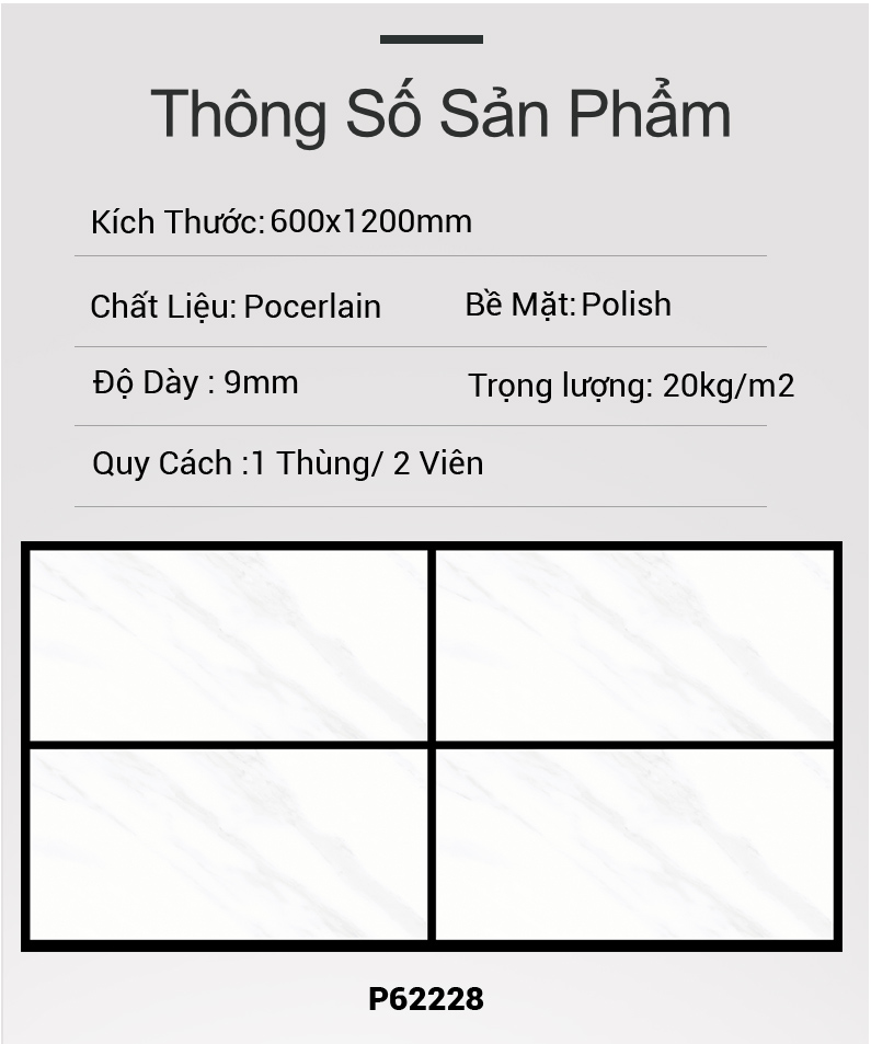 Gạch Ấn Độ 60x120 P62228