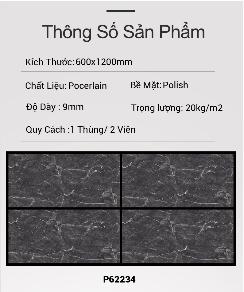 Gạch Ấn Độ 60x120 P62234