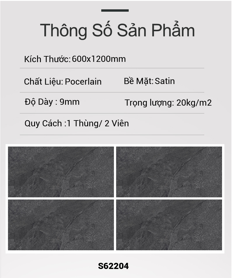 Gạch Ấn Độ 60x120 S62204