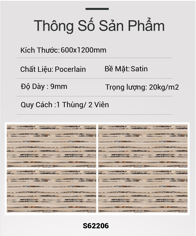 Gạch Ấn Độ 60x120 MT62206