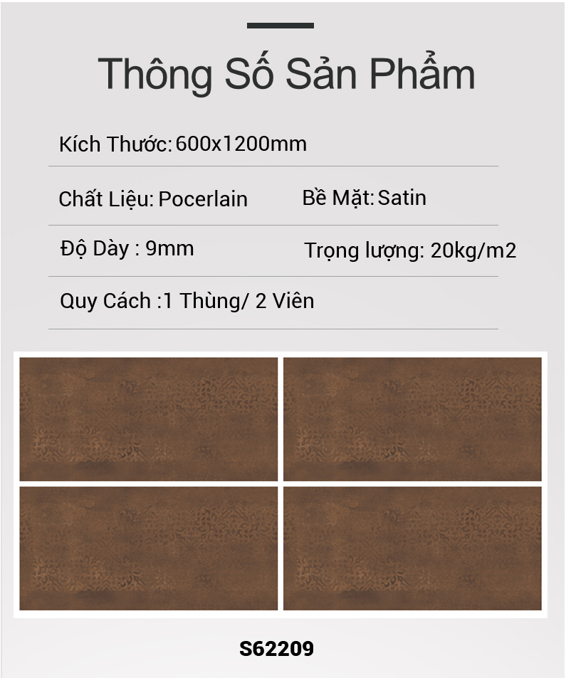 Gạch Ấn Độ 60x120 MT62209