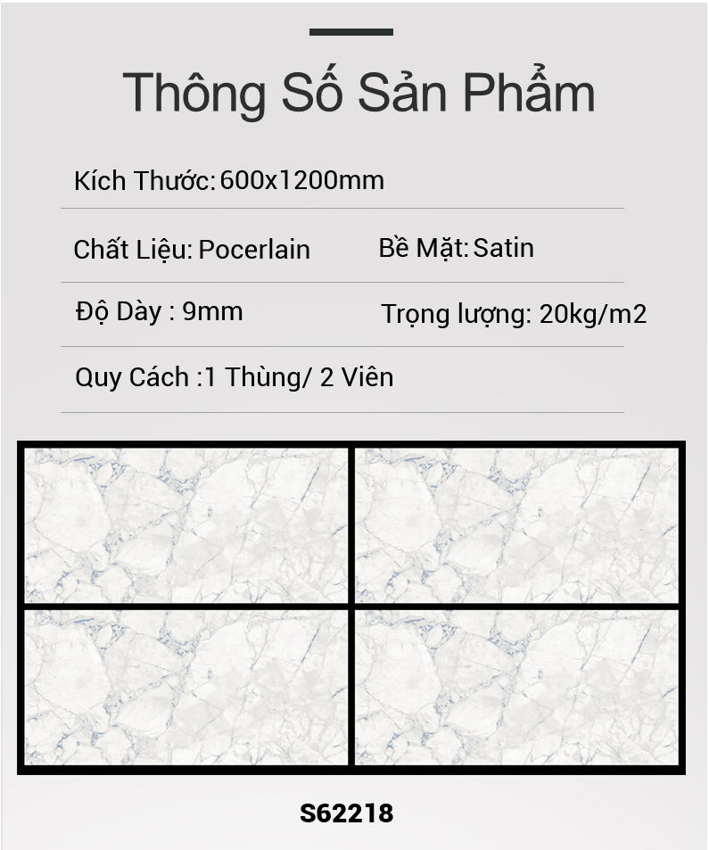 Gạch Ấn Độ 60x120 GL62218